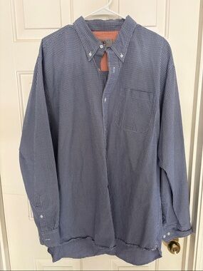 The Territory Ahead Men's Navy Micro-Check Button-Down Shirt
